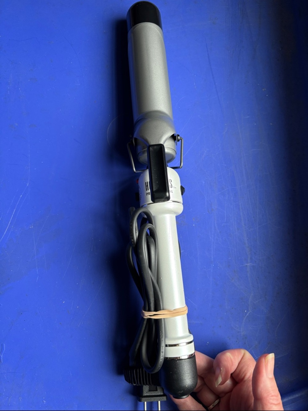 Hot Tools Professional Silver Curling Iron - 1 1/4" Barrel